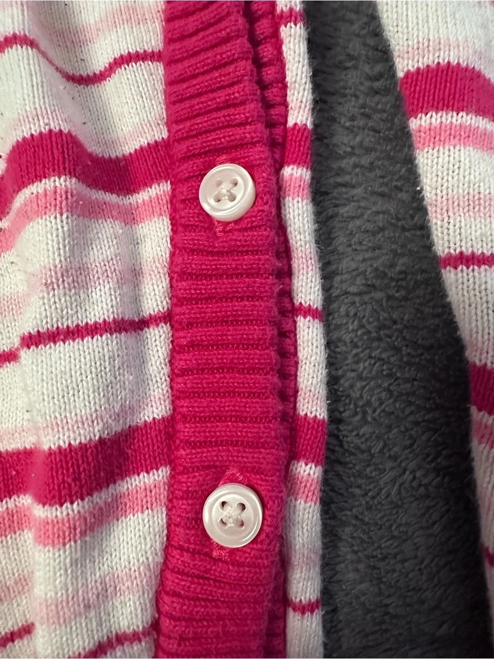 Vintage Gymboree Pink Striped Knit Sweater Romper 12-18M Penguin